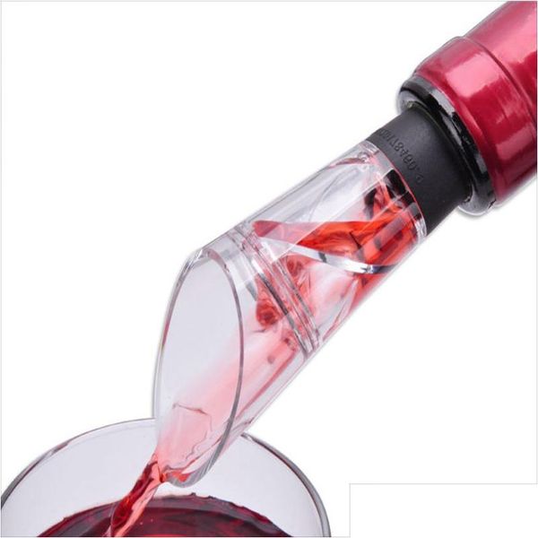 Bar Tools Quick Red Wine Decanter Bar Tools Belüfter Belüften Ausgießer Dekanter Tragbare Spiralbelüfter Ausgießer Filter Home Party Dh1Tb