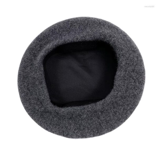 Berets Beret Caps Chapéu Balmoral All-Match Moda Mulheres Elegante Pintor Slouchy para Rosto Redondo Quadrado