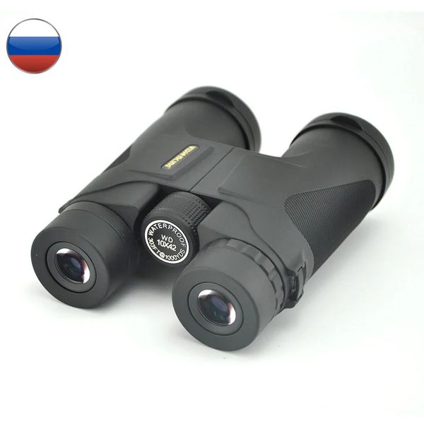 Telescópio Binóculos Visionking Telescópio Binóculos Spyglass Sights Militar Russo Verde ou Preto 10x42 para Caça, Acampamento e Caminhadas 231024