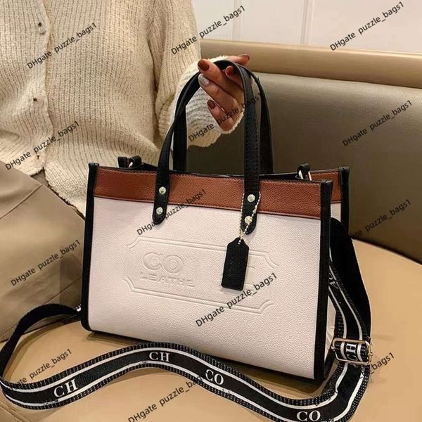 Fashion Shopping CH Frauenbag Store Single Schulter -Tasche Klassische Prägium mit Mini -Brieftasche Handheld Coa Buchstabe Schultergurt Slant große Kapazität Handtasche