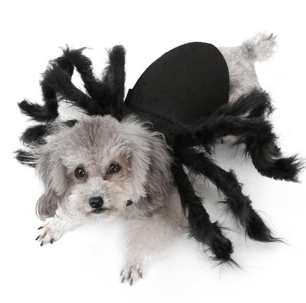 Halloween Pet Vestiti Del Cane Peluche Ragno Vestirsi Per Cani di Piccola Taglia Gatti Cosplay Divertente Festa Cucciolo Costume Per Chihuahua Yorkie 20128638500