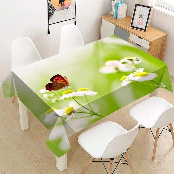 Toalha de mesa 2023 impressa em poliéster padrão toalha de mesa para casa-23XH28