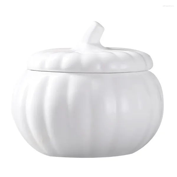 Set di stoviglie Tazza per zuppa di zucca Contenitori per condimenti Ciotola in ceramica Coperchio per noodle in porcellana a vapore Ceramica