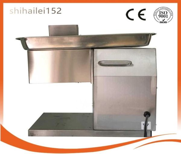 2018 ship110V cortador de carne de aço inoxidável cortador de carne moedor de carne cortador doméstico comercial máquina de corte de frango carne sli4422827