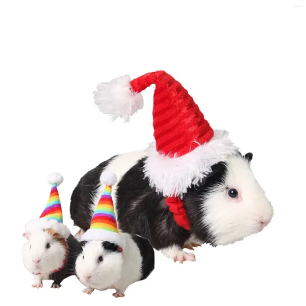 Hundeträger Weihnachten Haustier Hüte Kleine festliche Lieferungen Igel Niederländisches Schwein Flanell geschnallt Cowboy Kostüm Katze Sombrero Hut