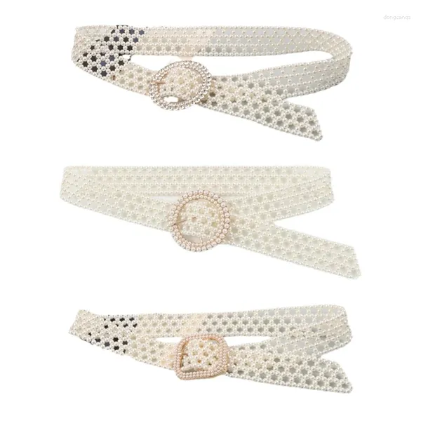 Cinture Cintura da sposa squisita da donna con perline Cintura da sposa fatta a mano Cintura da sposa sottile Accessori per abiti per ragazze adolescenti