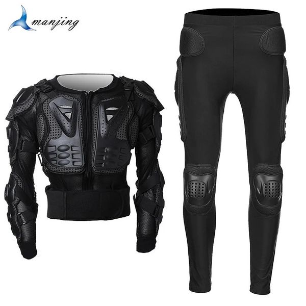 Vestes de ski Short d'armure de moto Pantalon Combinaison de motocross Protection du corps Armure de la colonne vertébrale arrière Skatboard Ski ATV Veste de vélo de saleté 231025