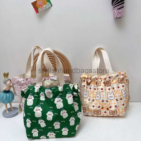Sacos totes sacos de comida impressos guaxinins ecológicos cordão bolsa da mãe almoço piquenique e lanche sacos elegantes bolsas loja