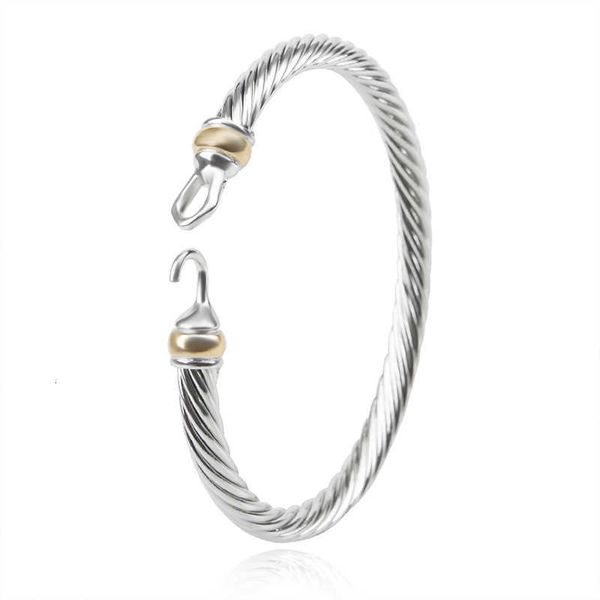 Bracciale DY Designer Gioielli di lusso Bracciale gioielli Top Dy 5MM Bracciali con gancio girevole Bracciale gioielli Regali di Natale Accessori moda di alta qualità