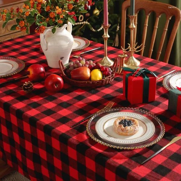 Toalha de mesa de baixo preço promoção toalha de mesa de natal de alta qualidade redonda retangular poliéster capa de algodão el tapete de decoração de casamento