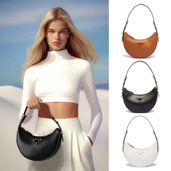 10a Designer Halbmond-Dreieck-Unterarm-Umhängetasche, modische Dame, Luxus-Echtleder, gleichmäßige Crescent-Umhängetaschen für Damen, Tragetaschen, Herren-Cross-Body-Clutch-Handtaschen