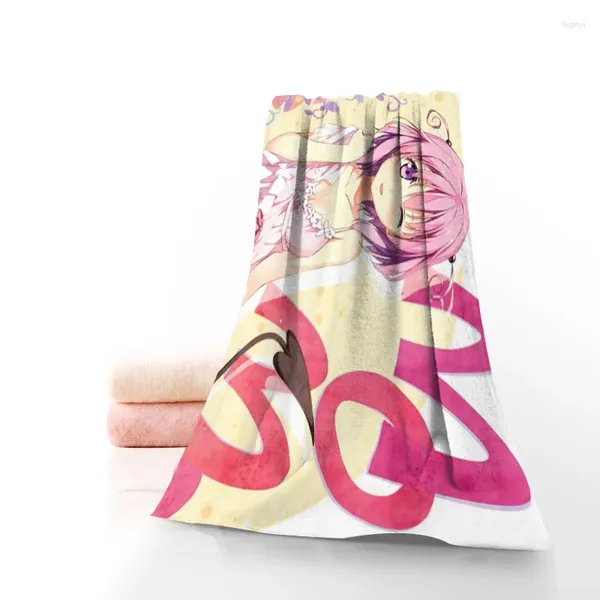 Toalha personalizada anime to love ru impresso algodão rosto/toalhas de banho tecido de microfibra para crianças homens mulheres chuveiro