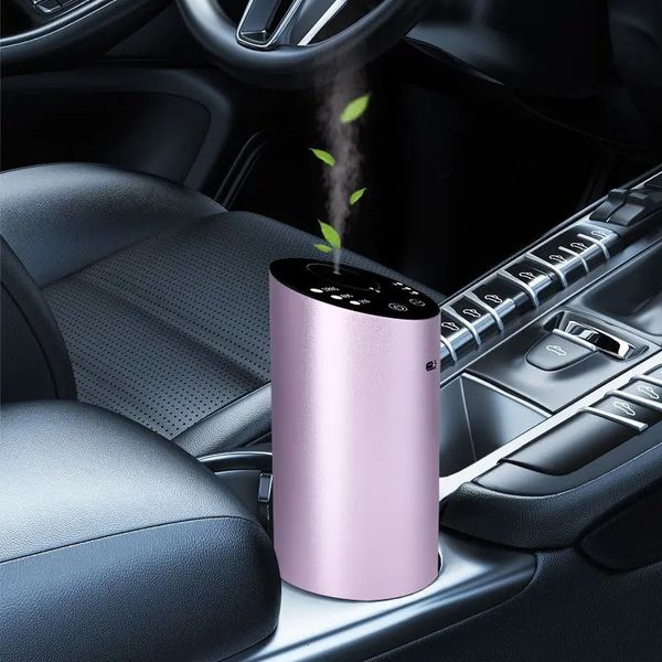 Diffusoren für ätherische Öle, kabelloser Auto-Aroma-Diffusor mit 20 ml leerer Ölflasche, wiederaufladbarer Duft für Schlafzimmer 231026