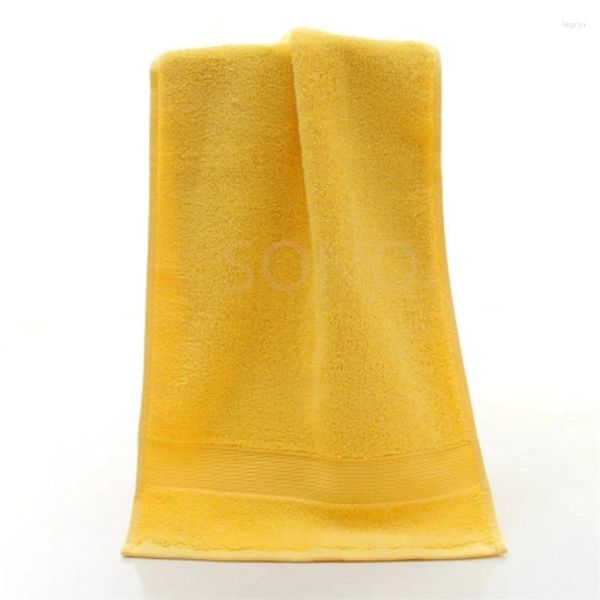 Handtuch 2x Badetuch aus reiner Baumwolle, luxuriöses, hochwertiges Set, 70 x 140 cm, zweiteilig, weich, super saugfähig, Gelb, Weiß, Blau