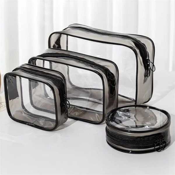 Cosmetic Bags Cases Transparent Bag PVC Women Zipper Clear Makeup Beauty Case Travel Make Up Organizer Storage Bath Toiletry Wash 231026