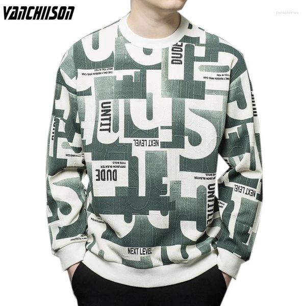 Männer Hoodies Männer Sweatshirt Outwear O Neck Große Lose Für Herbst Buchstaben Adrette Casual Junge Männliche Kleidung 76006