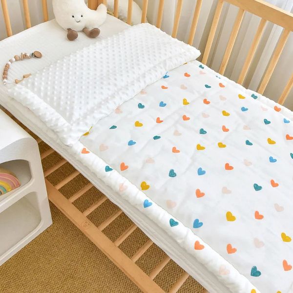 Комплекты постельного белья Кровать для малышей Наматрасник 120x60 см Комплект Флисовая подкладка для мальчиков Дышащая комната для девочек Коврик для кроватки Elinfant 231026