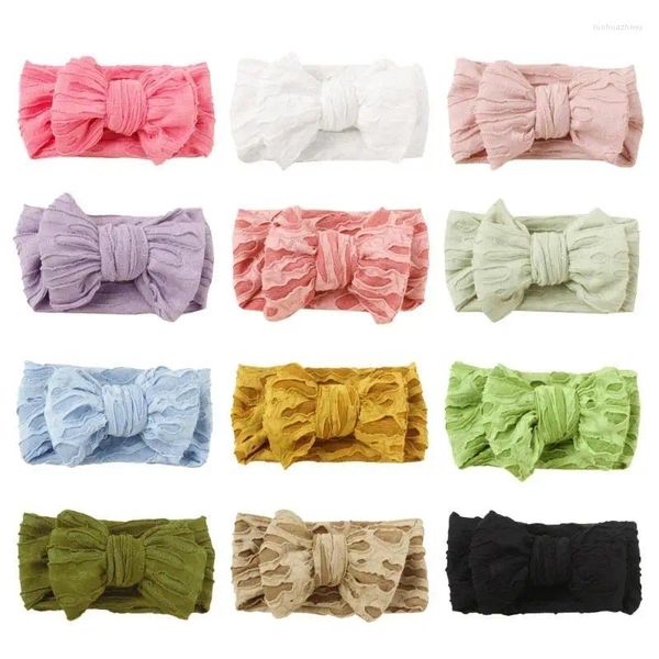 Accessori per capelli Fascia per capelli elastica Bowknot Fascia per capelli Born Wide Headwrap Copricapo per bambine Copricapo Pography Props