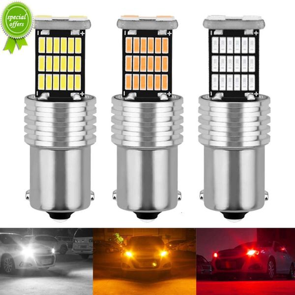 Novo 1 pçs p21/5w 1156 ba15s 1157 bay15d 1157 lâmpada led canbus 12v 4014 smd 7000k branco carro cauda reversa parar freio luzes de sinalização