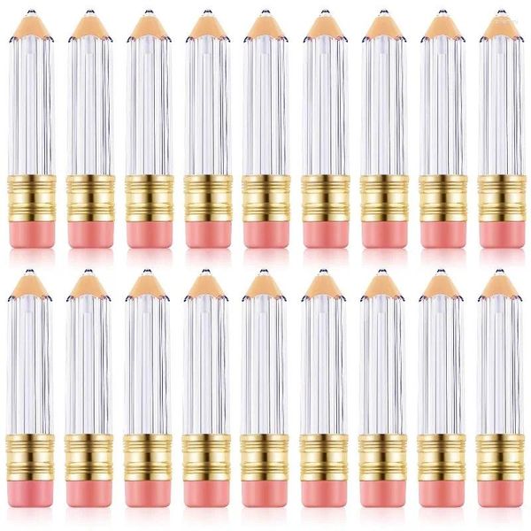 Depolama Şişeleri 10 PCS 5ml Mini Kalem Şeklinde Dudak Parlatıcı Boş Tüpler Doldurulabilir Kaplar Kadınlar için Sevimli Kız Diy Kozmetik