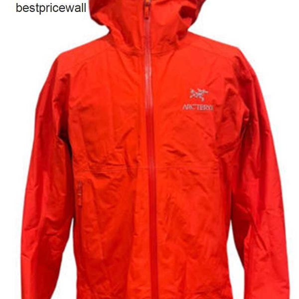 Мужская спортивная одежда Дизайнерские куртки Arcterys Толстовка Arc'terys Jacket Mens Large Zeta SL Dynasty Orange Hooded / NWOT HBAX