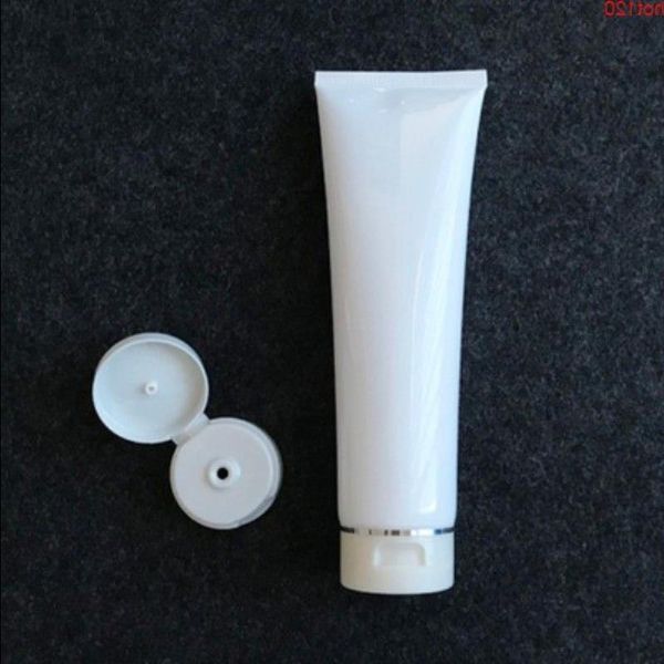 300ml vazio branco macio recarregável tubos de loção de plástico espremer embalagens cosméticas, 300g creme tubo parafuso tampas recipiente de garrafagood qty ruugb