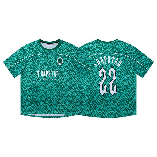 Мужские футболки Trapstar Mesh Football Jersey Синий Черный Красный Мужская спортивная футболка Блейзер Баскетбольная рубашка Футболка Tyr