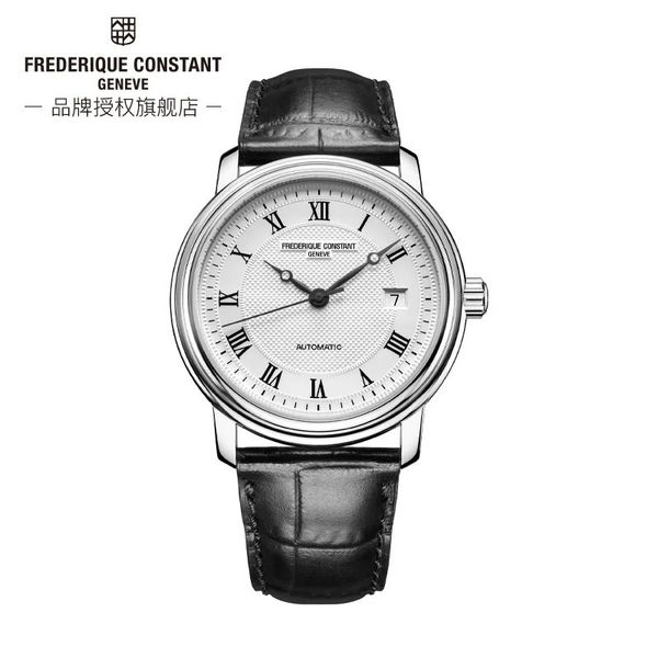 Andere horloges 2023 Mode Luxe Eenvoudig Frederique Constant Horloge voor Heren FC 303 Casual Auto Datum Wijzerplaat Horloge Premium Lederen Band 231025