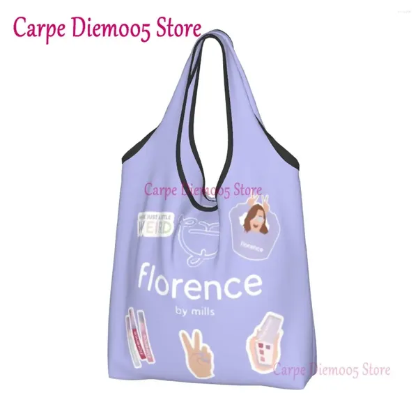 Shopping Bags Custom Florence By Mills Bag Women Portable Big Capacity Grocery Shopper Tote