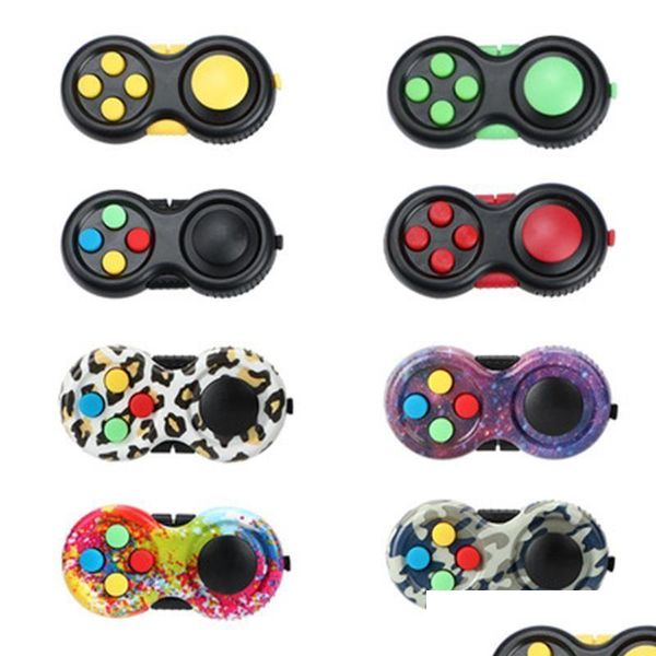 Descompressão Brinquedo Dedo Brinquedos Hand Shank Game Controladores Descompressão Ansiedade Brinquedo Fidget Pad Segunda Geração Fidgets Cubo Drop Del Dhghd