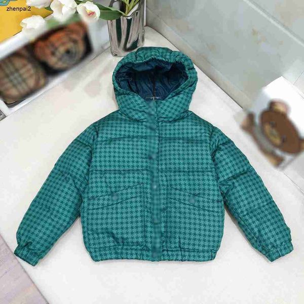 Piumino di lusso per bambini Bambini a maniche lunghe Abbigliamento invernale Taglia 100-160 Cappotto per bambini con decorazione con bottoni logo Oct25