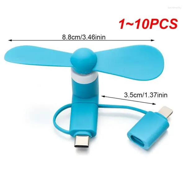 1-10PCS 3-In-1Mini ventola USB tipo C Micro Mini dispositivo di raffreddamento per telefono cellulare HTC Alta qualità