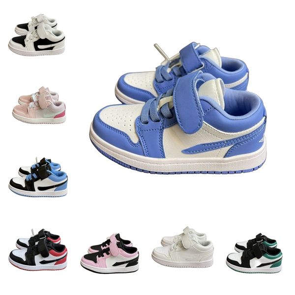 Nova moda crianças sapatos pretos meninos tênis altos designer de basquete azul tênis bebê crianças adolescente da criança sapatos tamanho 22-35cm g07