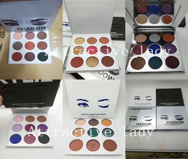 Nuove tavolozze di ombretti di alta qualità per il trucco 9 Palette di ombretti di colore 6 stili di moda Epacket 2976221