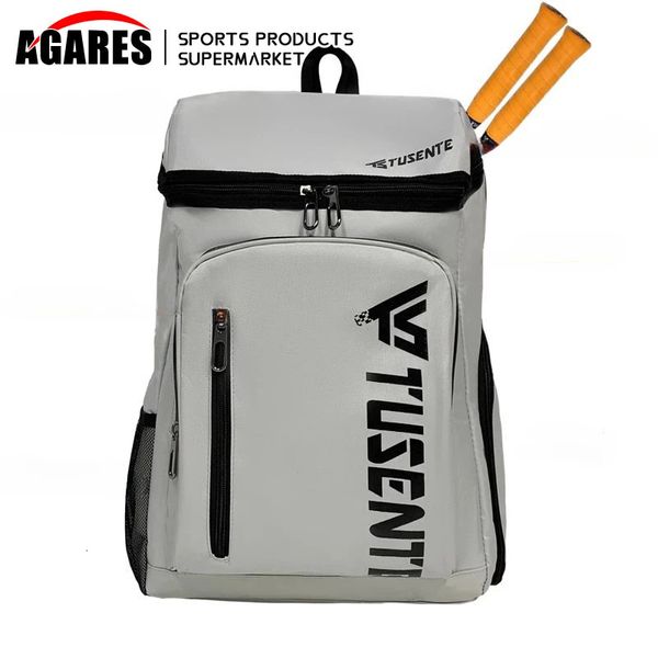 Уличные сумки Профессиональная теннисная сумка для бадминтона для 23 шт. Ракетки с карманом для обуви Мужчины Женщины Большой вместительный рюкзак для ракеток YY 231025