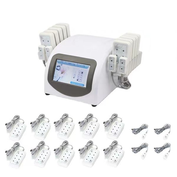 635nm-650nm Lipo Laser 14 Pads Cellulite Entfernung Schönheit Körper ShapingRF 40K Kavitation Vakuum Fett Brennen Maschine Körper abnehmen