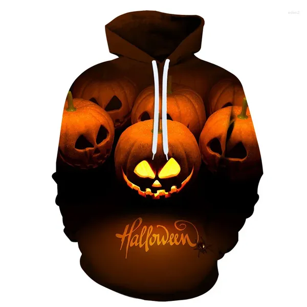 Hoodies masculinos halloween 3d horror abóbora lanterna série impresso gráfico pulôver moletom casual moda feminina sudaderas