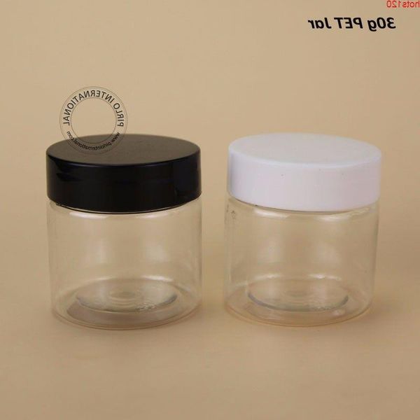 30 teile/los Förderung 30g Kleine Kunststoff Lidschatten Container 1 UNZE Leere Gesichtscreme Jar Nachfüllbare Flaschen Transparente Verpackunghood menge Ifprv