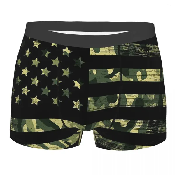 Unterhose US Military Green National Flag Breathbale Höschen Mann Unterwäsche Bequeme Shorts Boxershorts