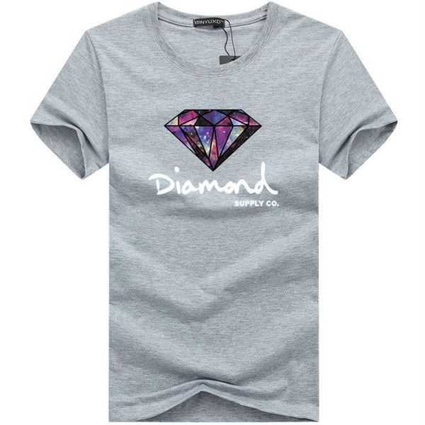 New Summer Mens T Shirts Fashion Mens Designer T Shirts Short-sleeve Printed Diamond Supply Casual Male Tops Tees T-shirt S-5XL175S