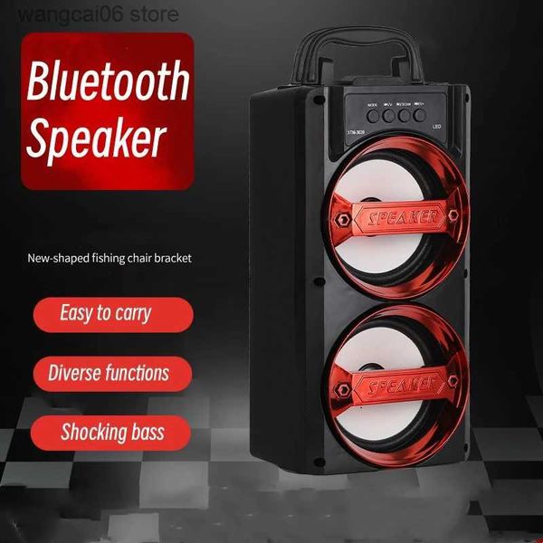 Cep Telefonu Hoparlörleri Caixa De SOM Çok Fonksiyonlu Bluetooth Hoparlör Taşınabilir Ev Sineması Sesli Mikrofon Açık Karaoke Hifi 3D Stereo T231026