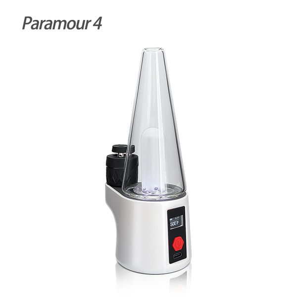 6,49-дюймовая электрическая установка Paramour 4 Dab Rig E-Rig Smart E-Rig Wax Dab Rig для концентратов 3D-камера 1500 мАч На складе в США