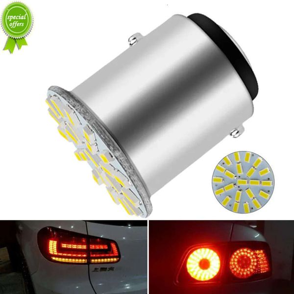 Nuovo 1 PZ Lampadina LED per auto P21W BA15S 1156 BAY15D 1157 Indicatore di direzione 12V 7000K Bianco 22 SMD Freno di stazionamento automatico Lampade di retromarcia