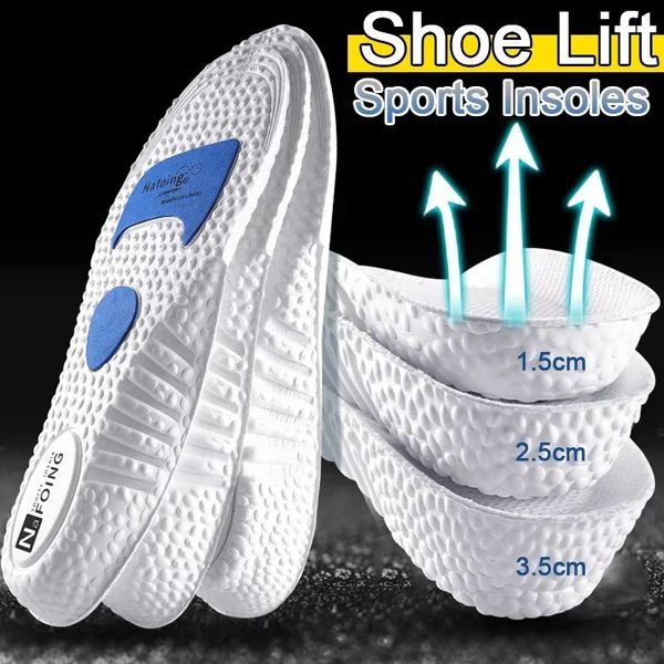 Parti di scarpe Accessori Solette per aumento di altezza Cuscinetti per scarpe in memory foam in silicone Supporto per arco Cuscino ortopedico Sport Corsa Tallone Sollevamento Piedi Inserti 231026