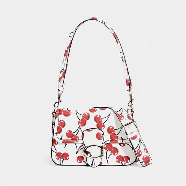 Schicke Kirsch-Designer-Tasche für Damen, weiche Umhängetasche, Umhängetaschen, Crowd Cross-Leder, Luxurys-Handtasche, Brautjungfern-Stern-Zehentasche 230715