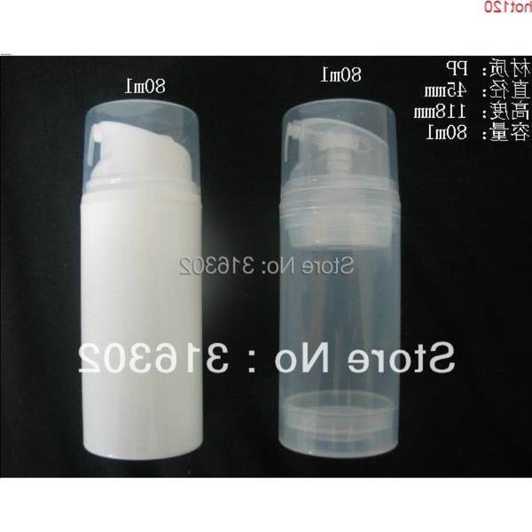 12pcs 80ml bomba airles garrafa de plástico loção mal ventilada pp 30ml 50ml 100ml 120ml 150ml está disponívelbom Nkauo