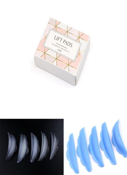 Funmix 5 пар силиконовых подушечек для завивки ресниц, стержни для вторичной переработки ресниц, Щит для подъема 3D инструментов для завивки ресниц, прочные накладные ресницы8599729