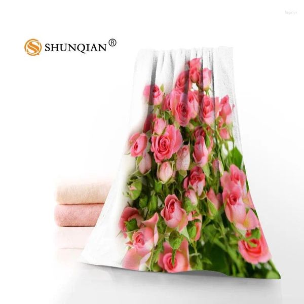 Asciugamano Personalizza Tutti i fiori e i tulipani 35x75 cm Esercizio quotidiano Fitness Viso ad asciugatura rapida Microfibra