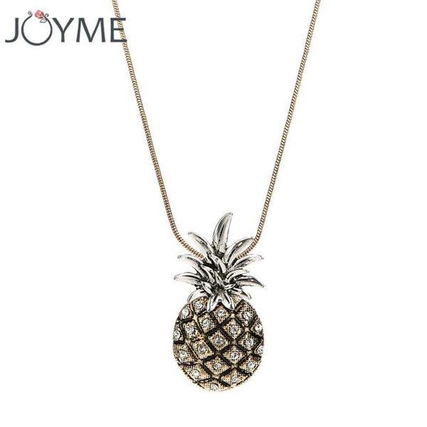 Kolye Kolyeler Ananas Kolye Kadınlar için Güzel Hediye Bohem Retro Vintage Jewelry250E