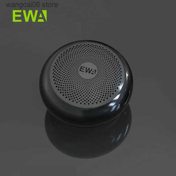 Handy-Lautsprecher EWA Drahtloser Bluetooth-Lautsprecher mit TF Tragbarer Metall-Subwoofer IPX7 Wasserdichter Lautsprecher T231026